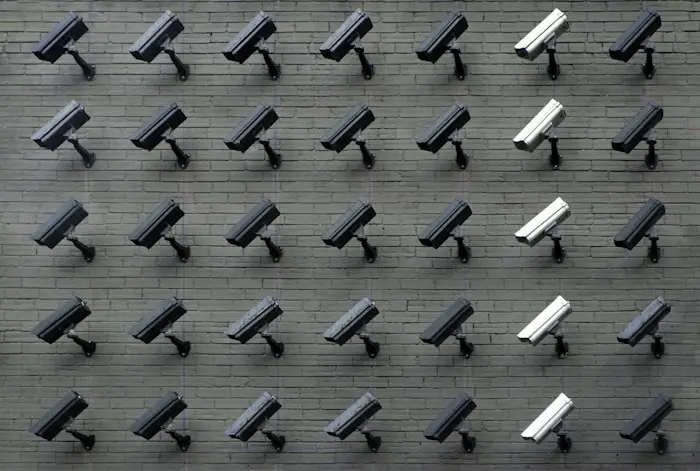 CCTV security camera installation
